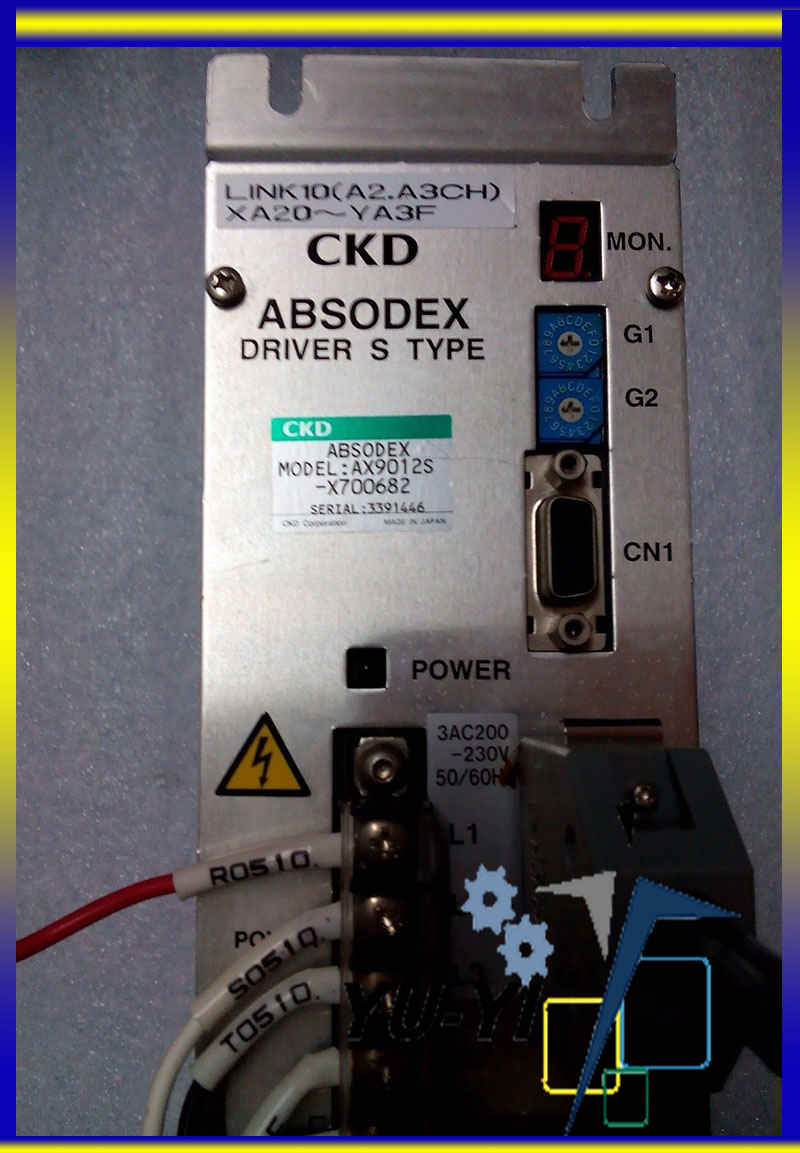 Ckd servo driver absodex ax9012s x700682 plc dcs servo control motor